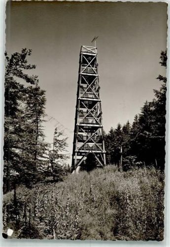 Freienohl Aussichtsturm Küppelturm Foto Original aus Archiv eines Ansichtskartenverlags Ort handschriftlich