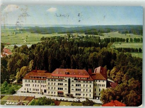 Bad Wörishofen 1970 Fliegeraufnahme Krankenhaus