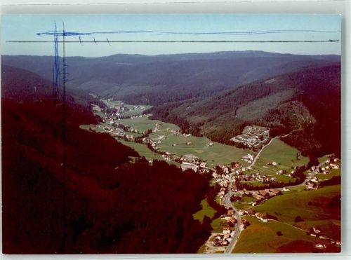 Buhlbach Fliegeraufnahme Ort handschriftlich Foto Original aus Archiv eines Ansichtskartenverlags
