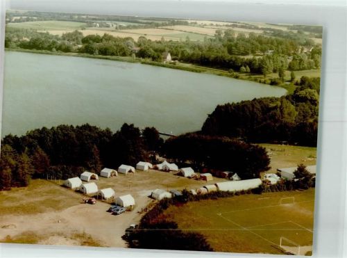 Bornhöved Campingplatz Ort handschriftlich Foto Original aus Archiv eines Ansichtskartenverlags