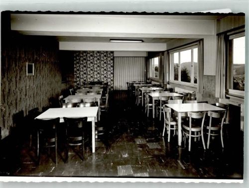 Langenaubach Foto Original aus Archiv eines Ansichtskartenverlags Schullandheim Ort handschriftlich