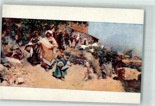 sign. Tiratelli Taufe in Ciociaria Frauen Kinder JPP Nr.1029