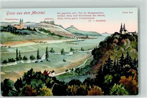 Bad Staffelstein Vierzehnheiligen Staffelberg Schloss Banz
