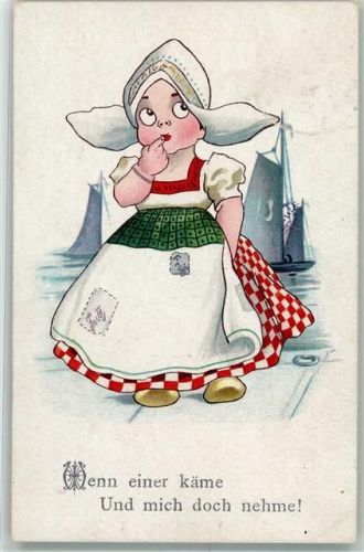 1918 Comic Wenn einer kämme und mich doch nehme Kinderpoesie