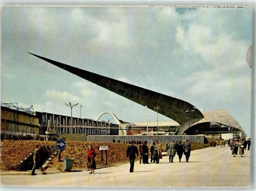 Brüssel Exposition 1958 Architektur La fleche du Genie Civil
