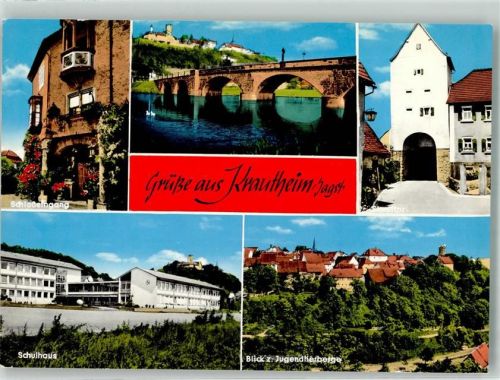 Krautheim Schulhaus Jugendherberge Stadttor Schlosseingang