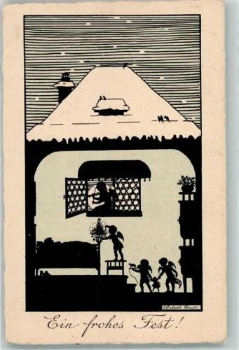 1922 Verlag Dondorf 872? Ein frohes Fest Engel sind im Haus