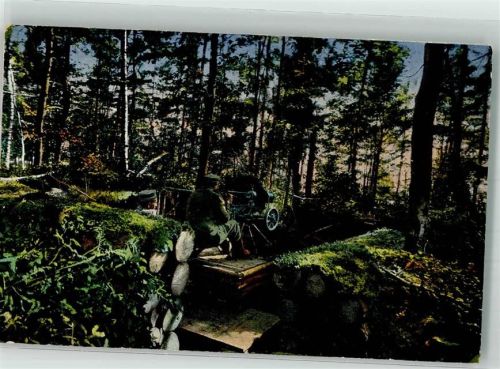 1915 Landser im Schützengraben an einem russischen MG in den Vogesen Fotograf Max Wipperling Verlag Emil Hartmann 374 Feldpost WK I Ers.-Inf.-Regt. Nr. 40