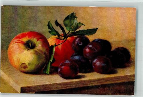 Stillleben Apfel Pflaume HKM Serie 464