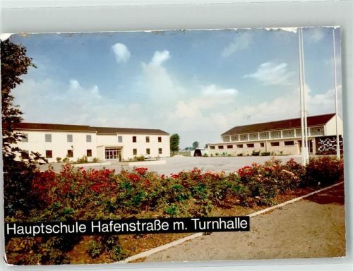 Waltrop Hafenstrasse Hauptschule Ort handschriftlich Foto Original aus Archiv eines Ansichtskartenverlags