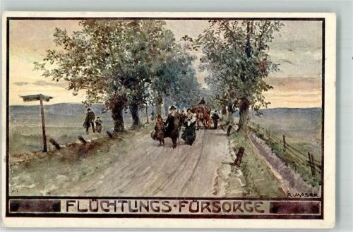 1915 sign. Moser R. Flüchtlingsfürsorge