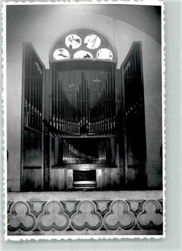 Dieringhausen Kirchenorgel Ort handschrfitlich Foto Original aus Archiv eines Ansichtskartenverlags