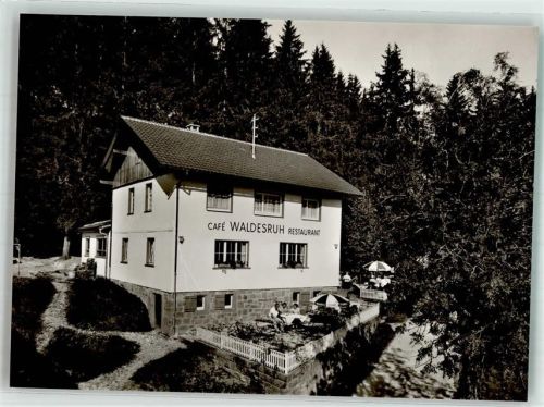 Herrenwies Cafe Waldesruh Gasthaus Restaurant Terrasse Sand Schwarzwaldhochstraße