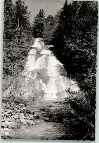 Aach Wasserfall Foto Original aus Archiv eines Ansichtskartenverlags