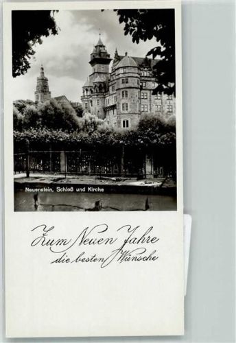 Neuenstein Schloss und Kirche