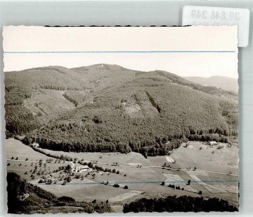 Platzhof Fliegeraufnahme Ort handschriftlich Foto Original aus Archiv eines Ansichtskartenverlags