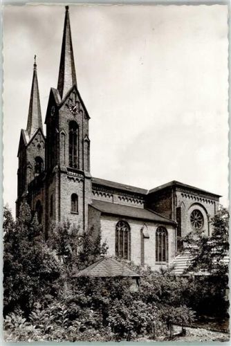 Kriftel Kath.Kirche Ort handschriftlich Foto Original aus Archiv eines Ansichtskartenverlags