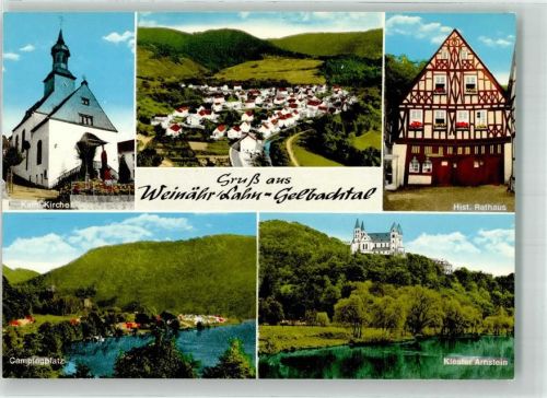 Weinähr Kath. Kirche Rathaus Kloster Arnstein Campingplatz