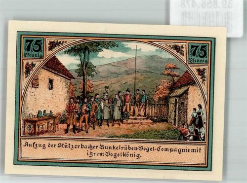 Stützerbach 1921 75 Pfennig