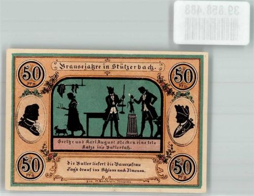 Stützerbach 1921 50 Pfennig Brausejahre