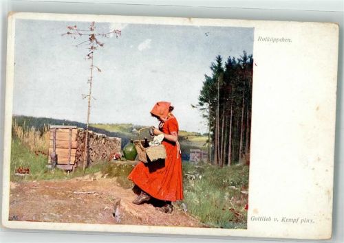 Rotkäppchen Wiener Kunst B.K.W.I. Nr. 1423