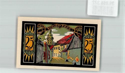 Zeulenroda 1921 25 Pfennig Rathausturm