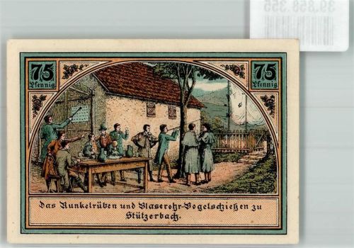 Stützerbach 1921 75 Pfennig