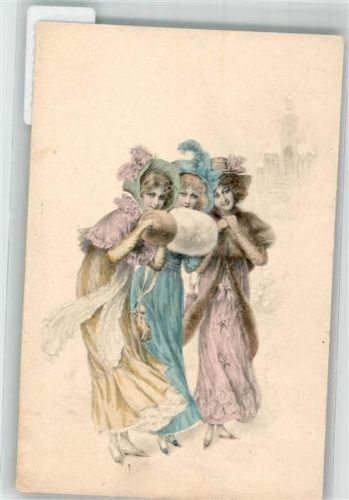 3 Frauen Hutmode M.M. Vienne