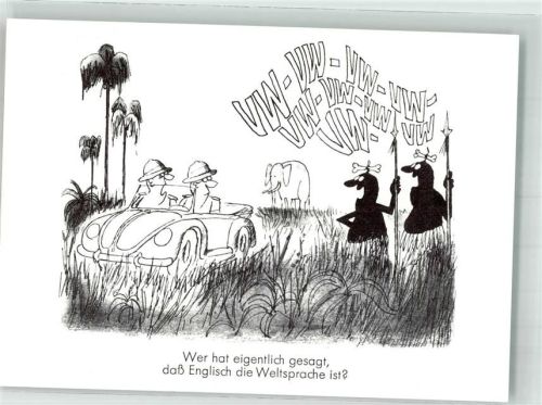 Aus der Serie : Spaß am VW Käfer Comic