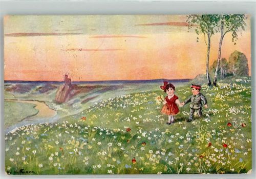 1916 Verlag WS + SB Nr. 5062 Kinder in Uniform Kinderpoesie