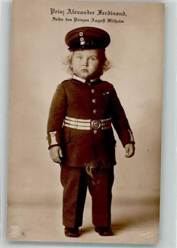 Prinz Alexander Ferdiand in Uniform Sohn von Prinz August Wilhelm NPG 4999