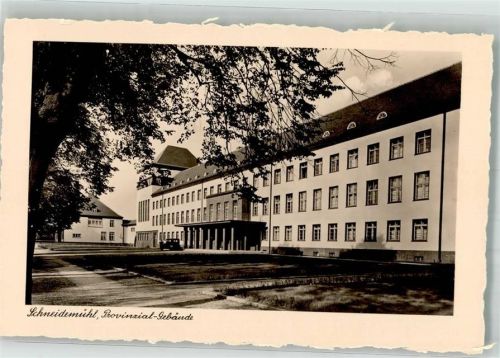 Schneidemühl Pila Foto AK Provinzial-Gebäude