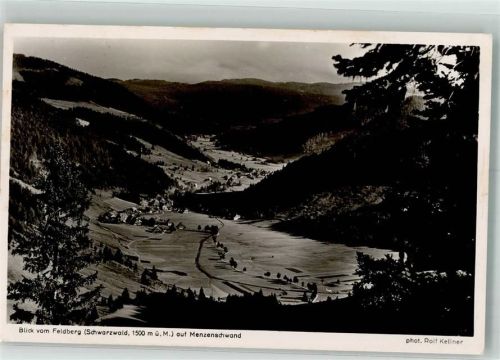 79837 W7821 Menzenschwand 1933 Foto AK Der Ort am Fusse des Feldberg Fotograf Rolf Kellner Velten-Verlag Nr. 6859