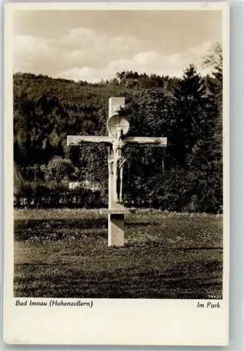 Bad Imnau 1937 Denkmal Kreuz Im Park