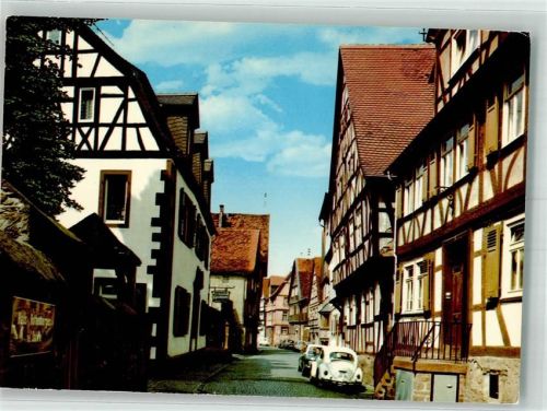 Büdingen 1983 Schlossgasse VW Käfer