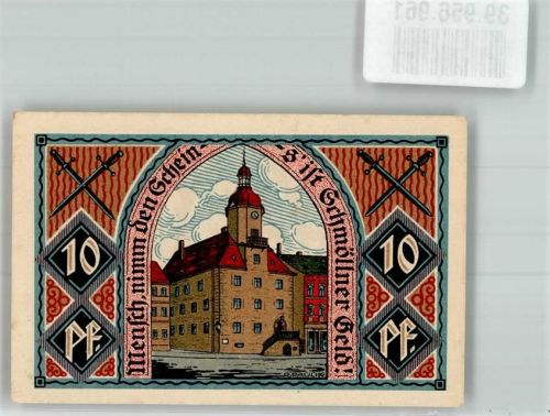 Schmölln 10 Pf. Ausgabe 1921