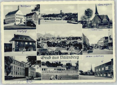 52531 W5132 Palenberg - Hotel, Bahnhof, Teilansichten