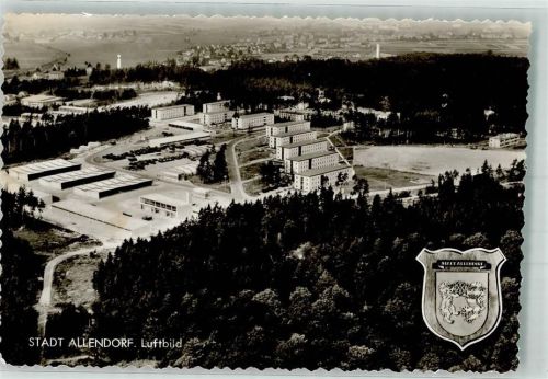 Stadtallendorf Fliegeraufnahme der Herrenwald-Kaserne