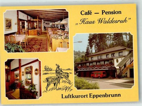 66957 W6781 Eppenbrunn Gebrauchsspuren Cafe Pension Haus Waldsruh