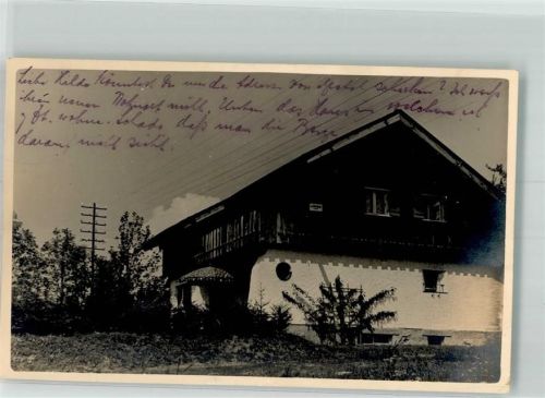 Bad Hindelang 1939 Unterkunftshaus Ort lt. Stempel