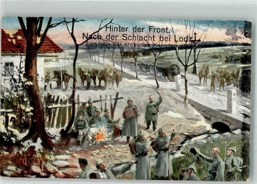 Litzmannstadt 1915 Feldpost WK I 30. Reserve.Div. Winter Uniform