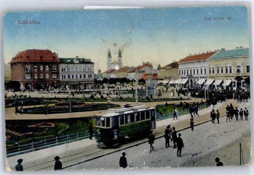 Subotica Szabadka Gebrauchsspuren Straßenbahn