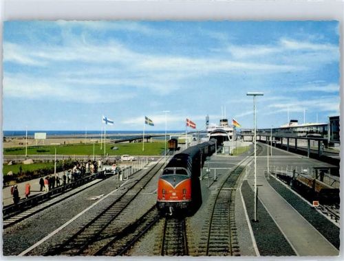 Puttgarden Fährbahnhof, Fehmarn-Kai, Eisenbahn
