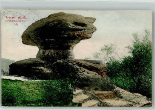 Tisá 1909 Tyssaer Wände Böhmische Schweiz