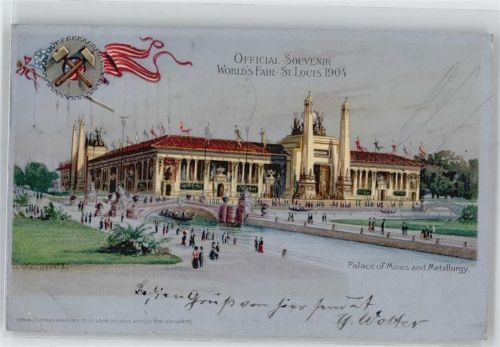 St. Louis Gebrauchsspuren Palace of Mines and Metallurgy, World´s Fair 1904