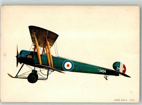 Eine AVRO 504-K von 1915 der französischen Luftwaffe