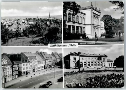 Mühlhausen Heimat-Museum, Wilhelm-Pieck-Platz, Bahnhof