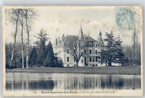 Saint-Laurent-Nouan Chateau des Basses-Fontaines
