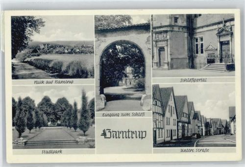 Barntrup Gesamtansicht, Stadtpark, Schloss, Untere Straße
