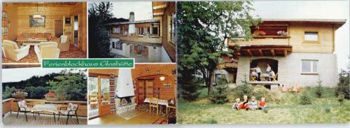 Lamspringe Gasthaus Ferienblockhaus Glashütte, Klappkarte